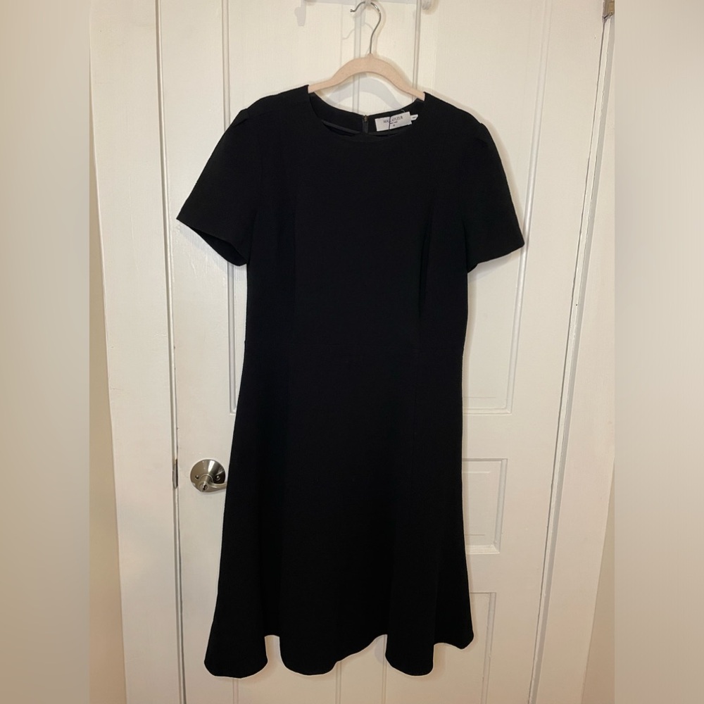 NWT MM Lafleur Inez 1.0 Dress Staccato Black Minimalist Neutral Career Office